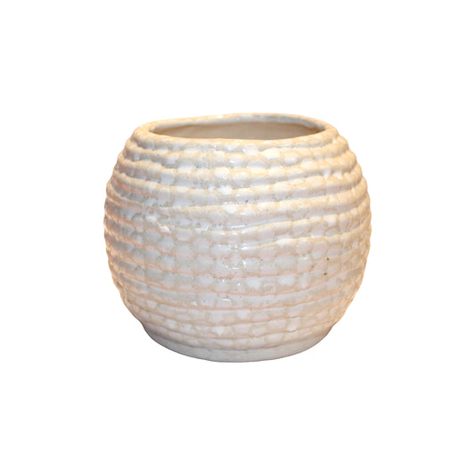 RARE BIRD ROUND LEYING BALL PLANTER