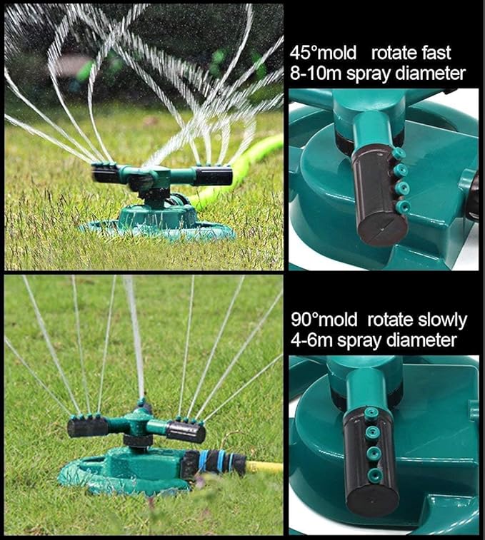 Garden Sprinkler | Garden Sprinkler 360 Rotating Water Sprinkler | Water Sprinkler for Garden | Yard Sprinklersfor Plant Irrigation and Kids Playing,- watersprinkler for Plants