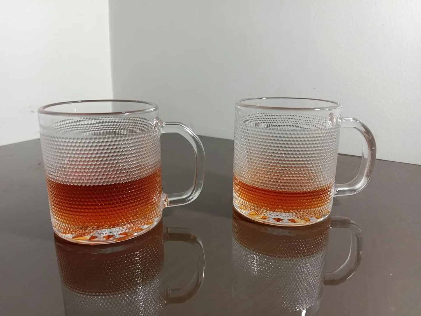 RARE BIRD Crystal Clear Glass Cups for Green Tea – 175 ml