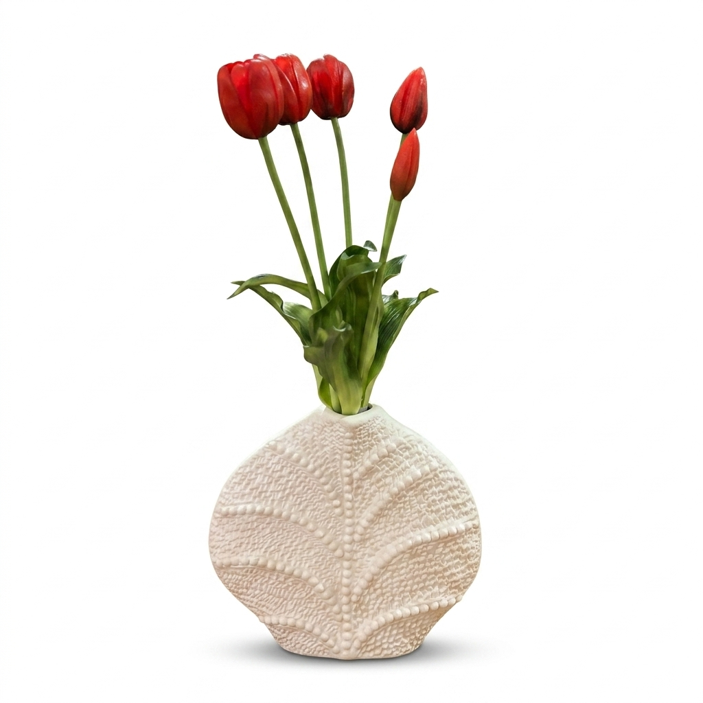 Rare Bird - Real Touch Red Tulip Flowers Bunch for Home Decor