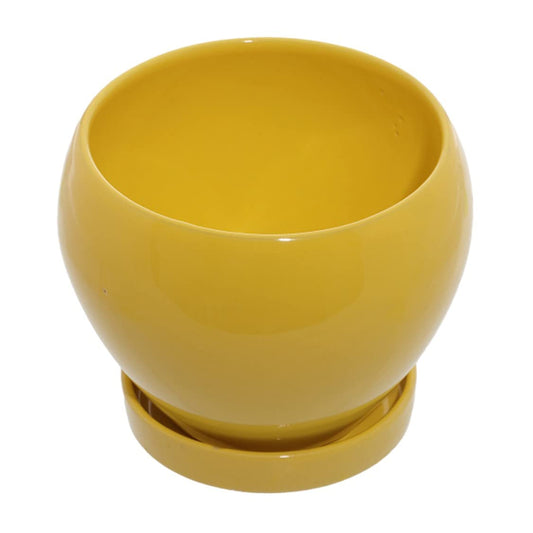 RARE BIRD APPLE CERAMIC PLANTER