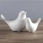 RARE BIRD White Birds Showpieces Set of 2 Mother and Child