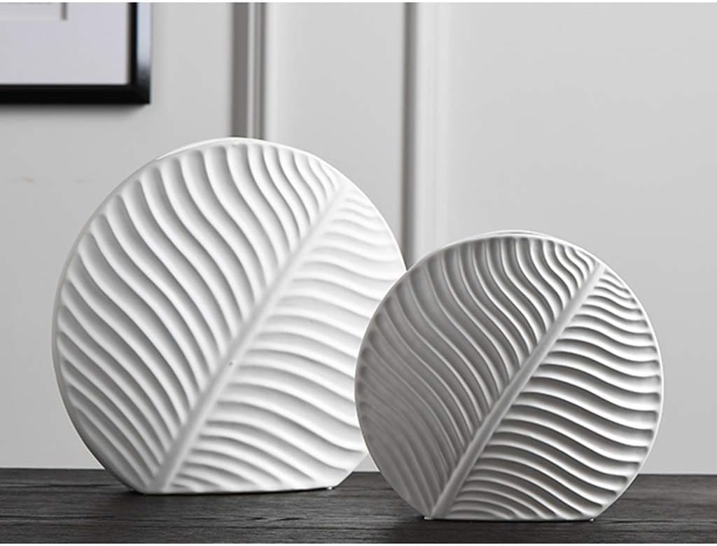 RARE BIRD CERAMIC ROUND LEAF VASE 2