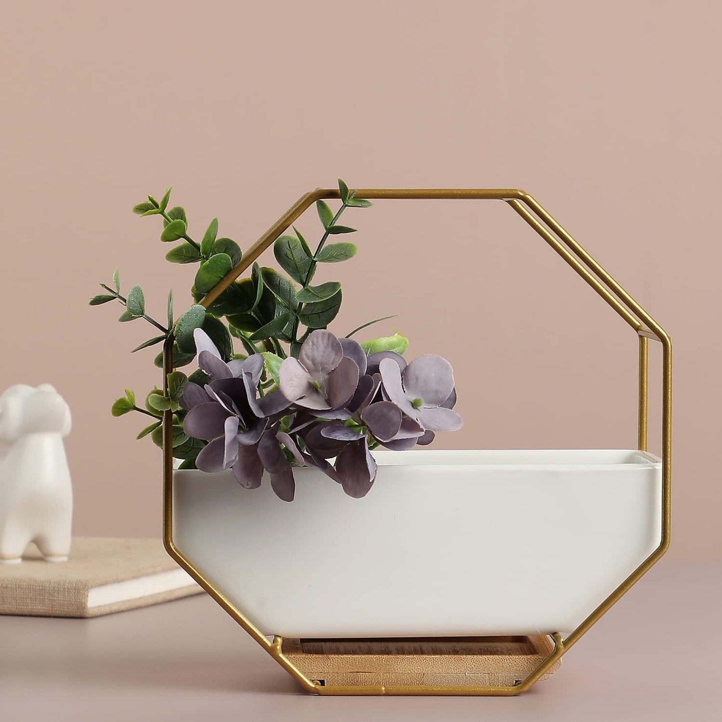 rare bird CERAMIC WOOD TRY PLANTER