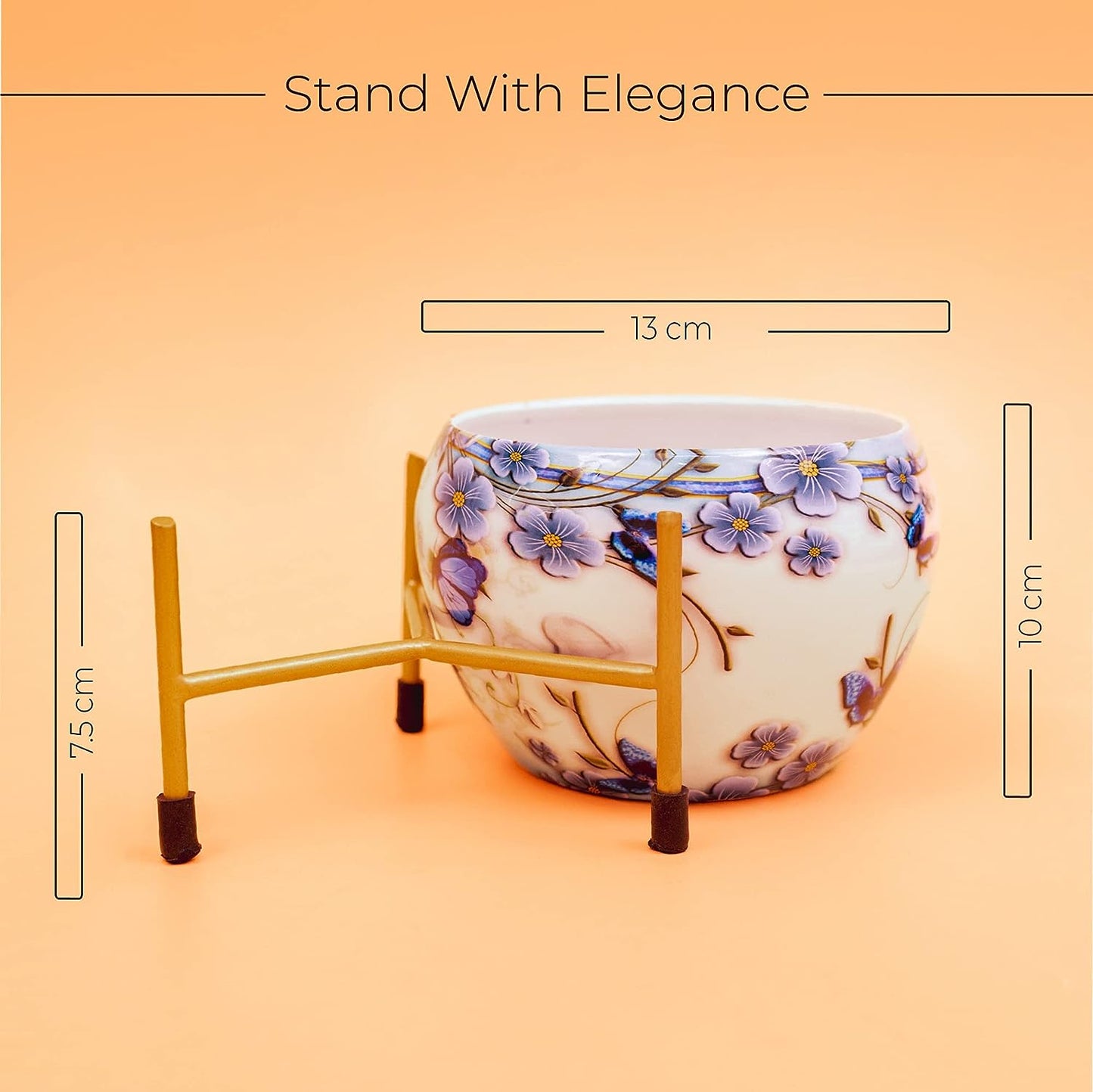 Rare Bird METAL MATKA PLANTER