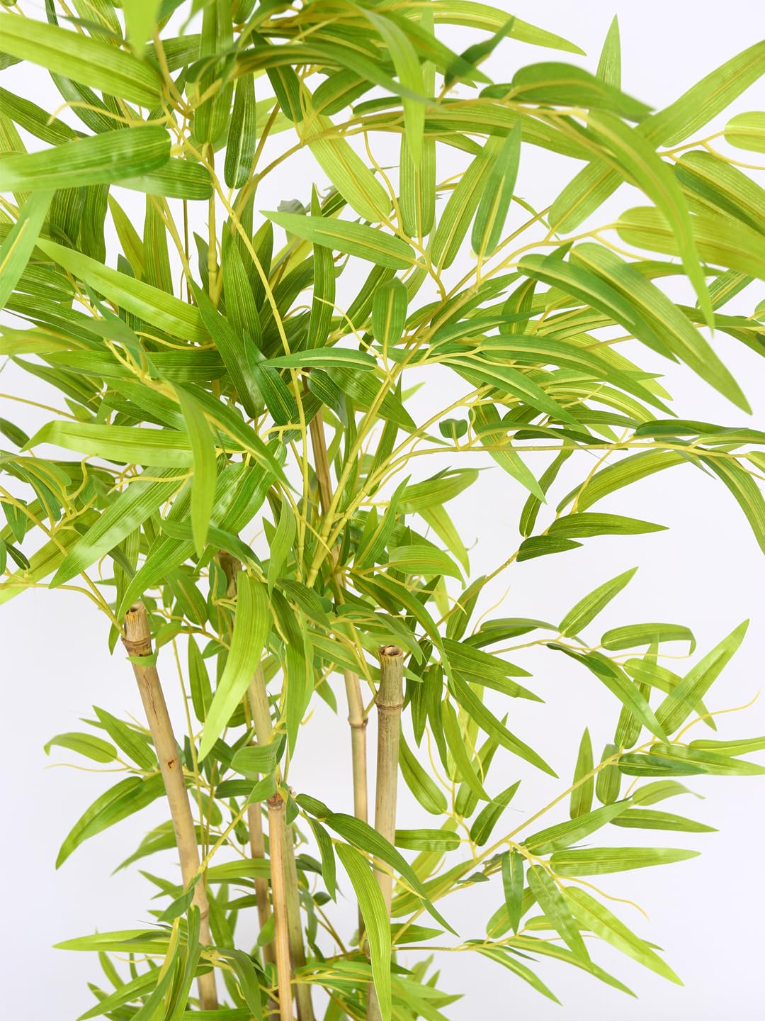 Artificial Green Bamboo Plant for Home Decor/Office Decor/Gifting | Natural Looking Indoor Plant (with Pot, 120 cm) (Green)