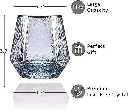 RARE BIRD BLUE SHADE WHISKEY GLASS-6