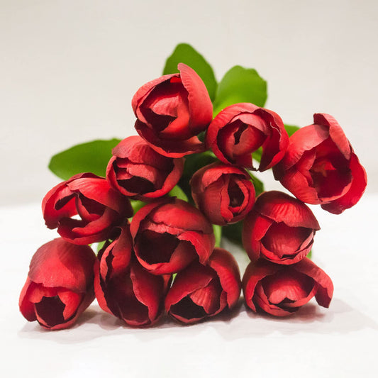 RARE BIRD Home Bloom Artificial Tulips Flowers Bouquets