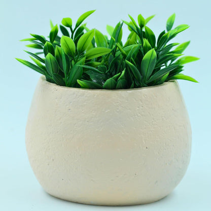 Cute Guitar Planter Pot | Smiling Planters for Home Decor | Polyresin Plant Pot for Living Room Table Home Kitchen Decoration