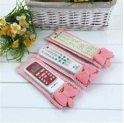 Rare  Bird Remote Covers Prevent Your remotes from dust| fits on All remotes Available in Common Indian households Multicolor Set of 3 (Pink)
