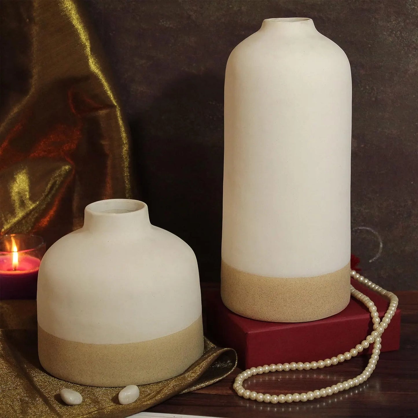 RARE BIRD HALF BOTTLE VASE ST OF 2