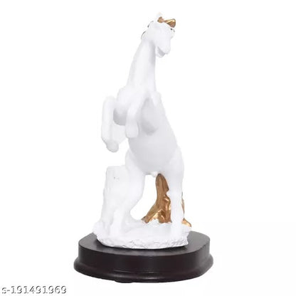 RARE BIRD Gold Plated Horse Statue