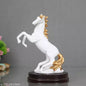 RARE BIRD Gold Plated Horse Statue