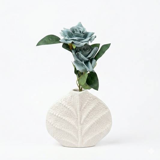 Rare Bird - Elegant Sky Blue  Rose Artificial Flower  Premium Decorative Floral Stem