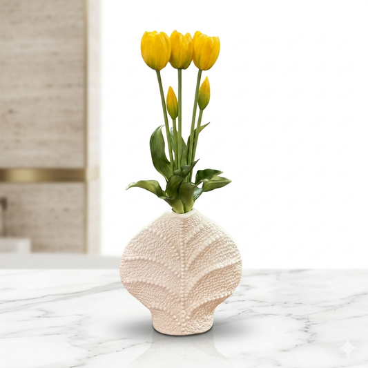 Rare Bird - Real Touch Yellow  Tulip Flowers Bunch  for Home Decor