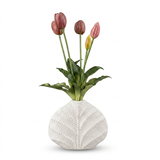 Rare Bird - Real Touch Pink Tulip Flowers for Home Decor