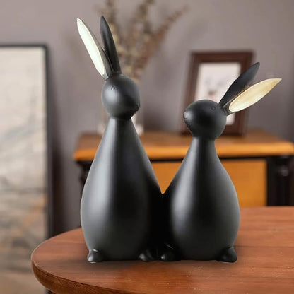 RARE BIRD Rabbit Figurines for Home Decoration