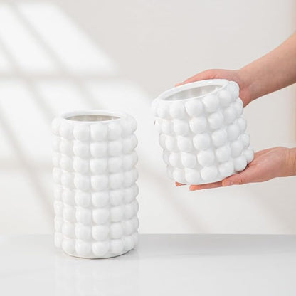 RARE BIRD Bubble Vases White Ceramic Vase