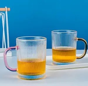 RARE BIRD Crystal Clear Toughened Glass Tea Cup