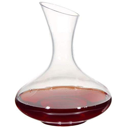 RARE BIRD International Crystal Glass Decanter Wine Goblet Dispenser, 1 L