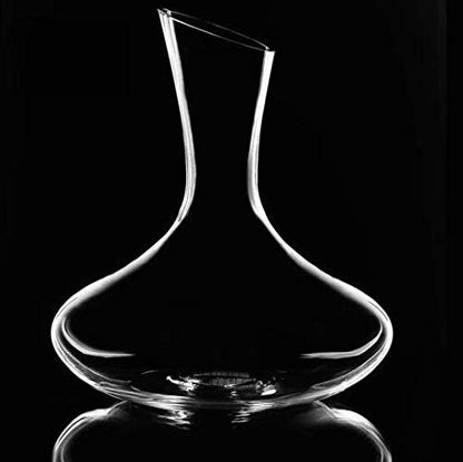 RARE BIRD International Crystal Glass Decanter Wine Goblet Dispenser, 1 L