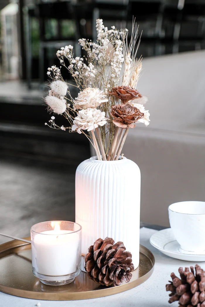 RARE BIRD snow white inoa vase in pemium look